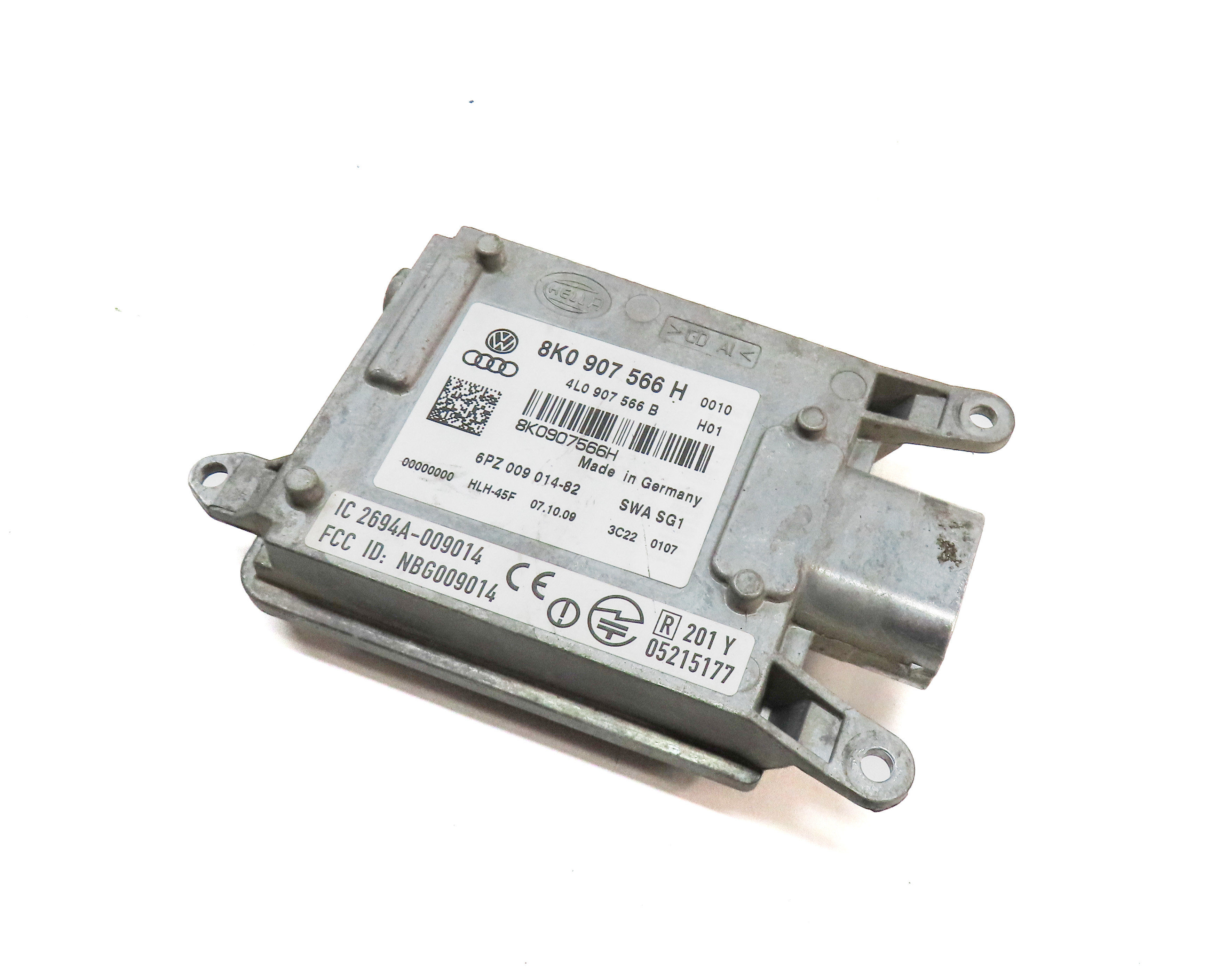 2010-2012 AUDI A4 S4 S5 (B8 8K 8T) REAR RIGHT BLIND SPOT RADAR MODULE (MASTER) — exact item pictured